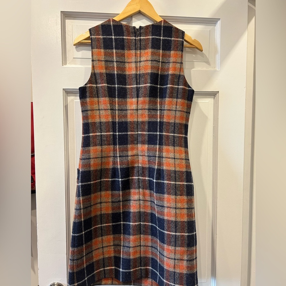 Hobbs Plaid Sleeveless Dress - Picture 2 of 3